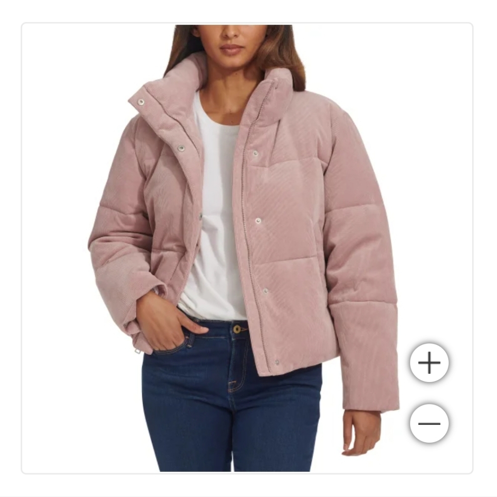 New Levi's women's corded puffer jacket multiple sizes